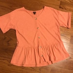 Button Up Dusty Rose Pink Shirt